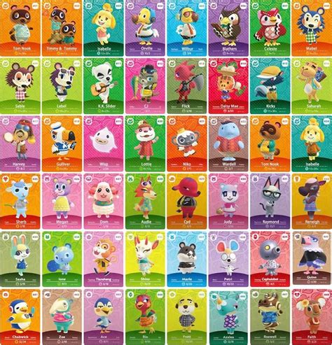 animal crossing new horizons nfc cards|free Animal Crossing amiibo cards.